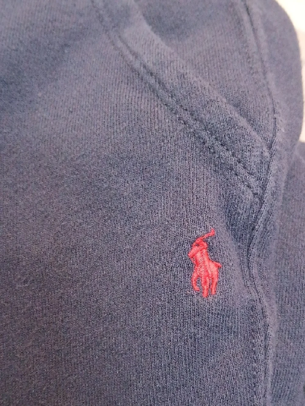 Ralph‎ Lauren Cruise Navy Fleeced Jogger Pants Red Logo BOYS 6